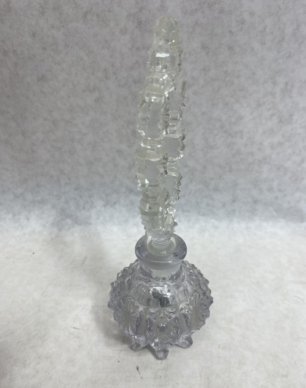 Cut Crystal Perfume Bottle Pinwheel Stopper