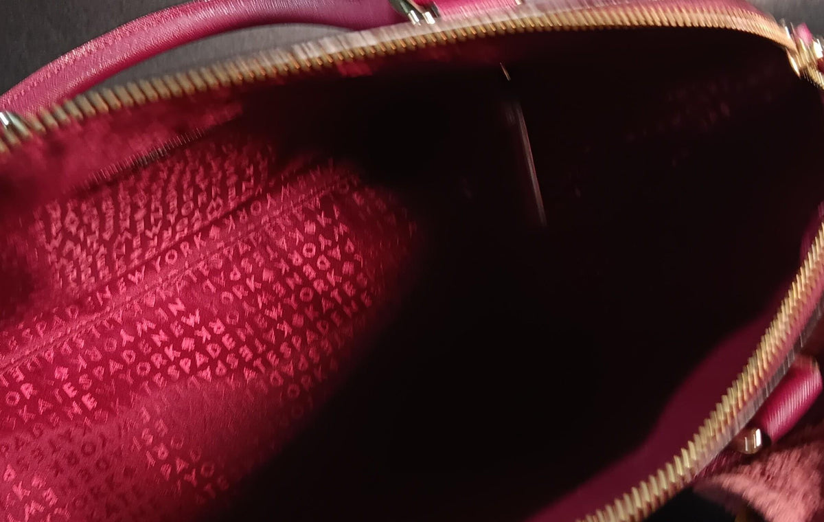 Kate Spade Tilden Place Pippa Wine Saffiano Satchel