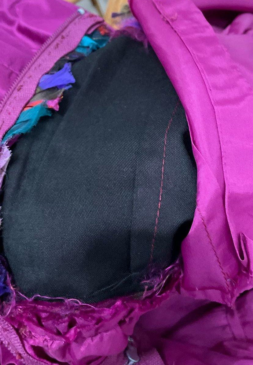 Vintage The Gilberts for Tally Purple Multicolor Evening Gown