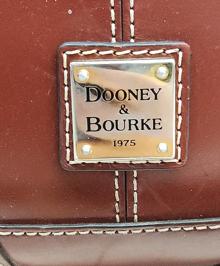 Dooney & Bourke Smooth Leather Satchel with Crossbody Strap