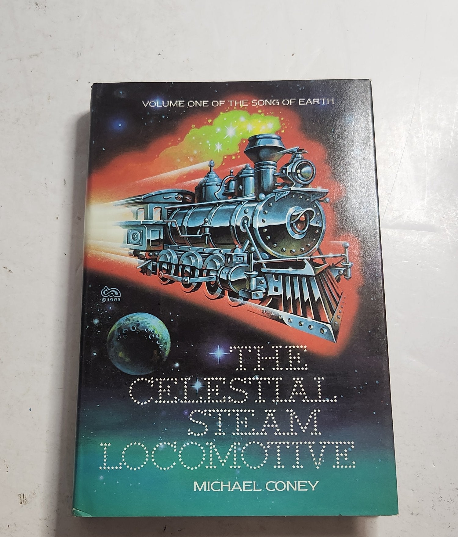 The Celestial Steam Locomotive Michael Coney 1983 Houghton Mifflin Hardcover