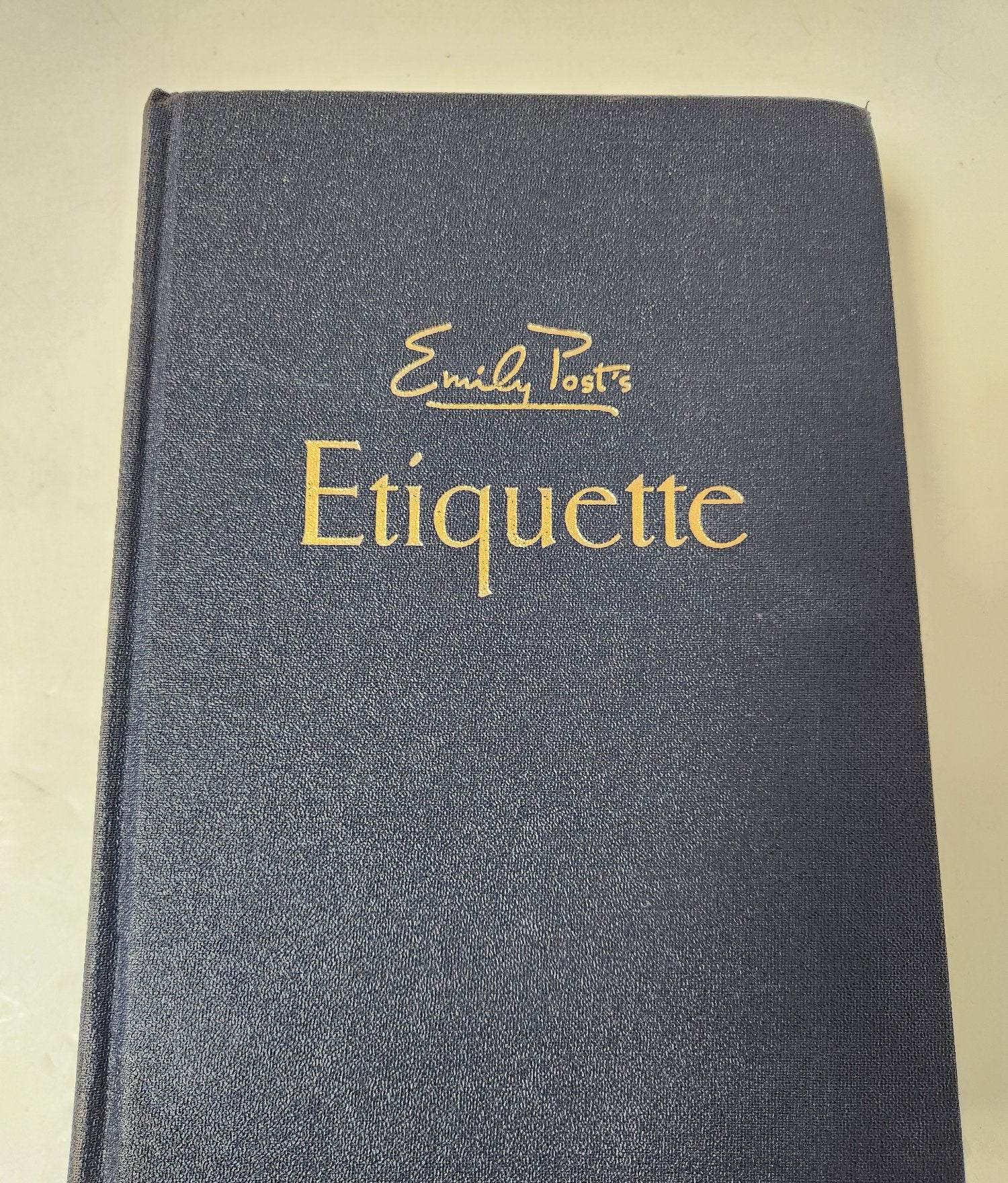 Emily Post's Etiquette Ninth Edition 1955 Hardcover Vintage Guide