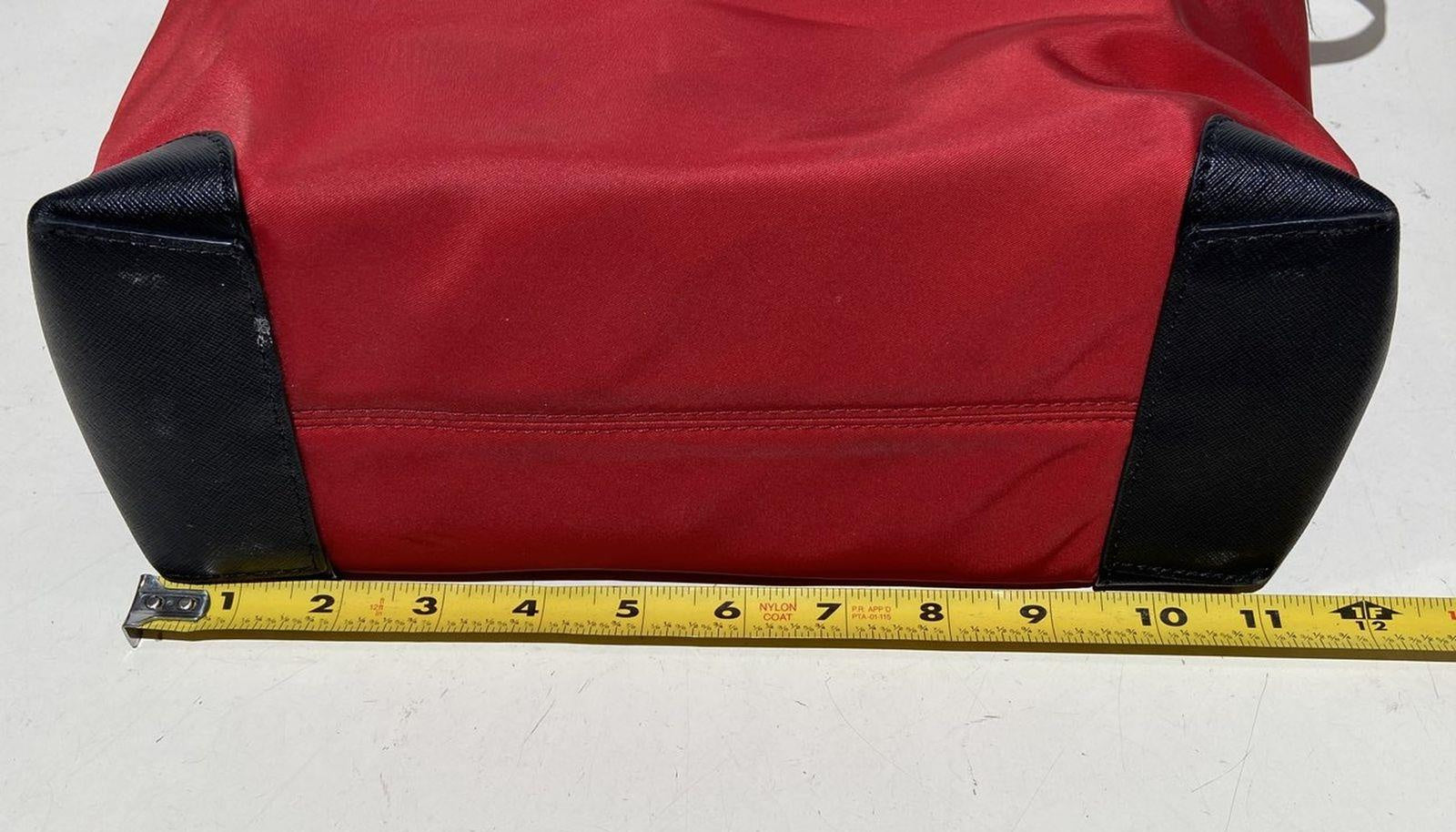 Michael Kors Red Tote Bag with Black Trim