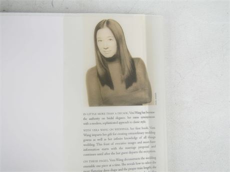 Vera Wang On Weddings Signed Hardcover Book w Slipcase Box [F7672]