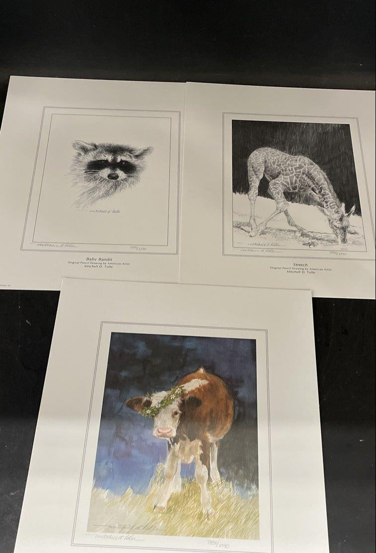Mitchell D Tolle Misty Valley Portfolio 8 Signed Numbered Art Prints 1991 Coa