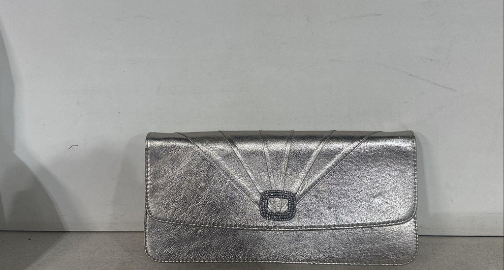 J. Renee Metallic Clutch Purse