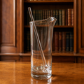 Clear Glass Cocktail Mixing Pitcher with Glass Stirrer