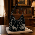 Coach Horse and Carriage Canvas Hobo Bag F14480