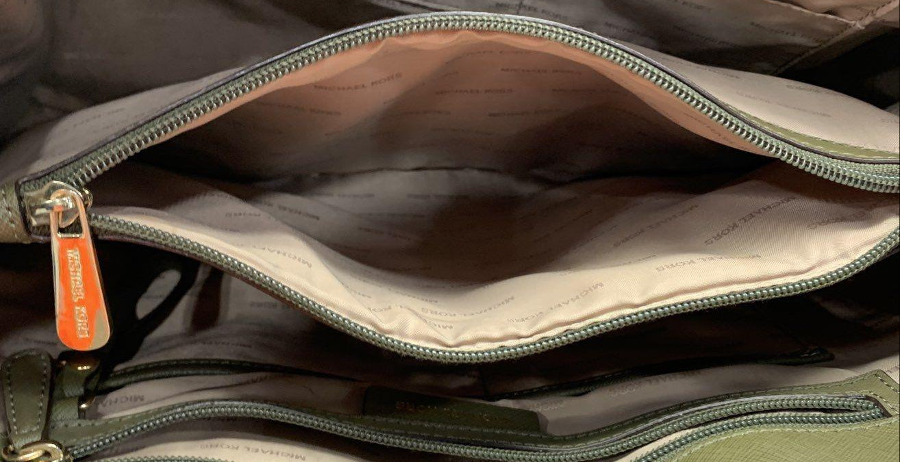 MICHAEL Michael Kors Olive Green Jet Set Travel Tote Bag