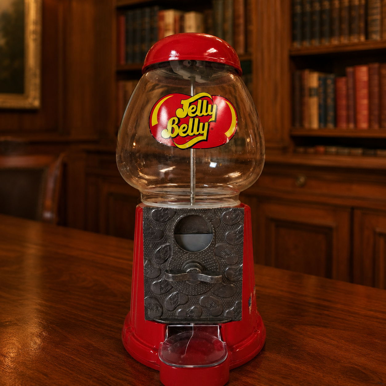 Jelly Belly Red Gumball Style Candy Dispenser