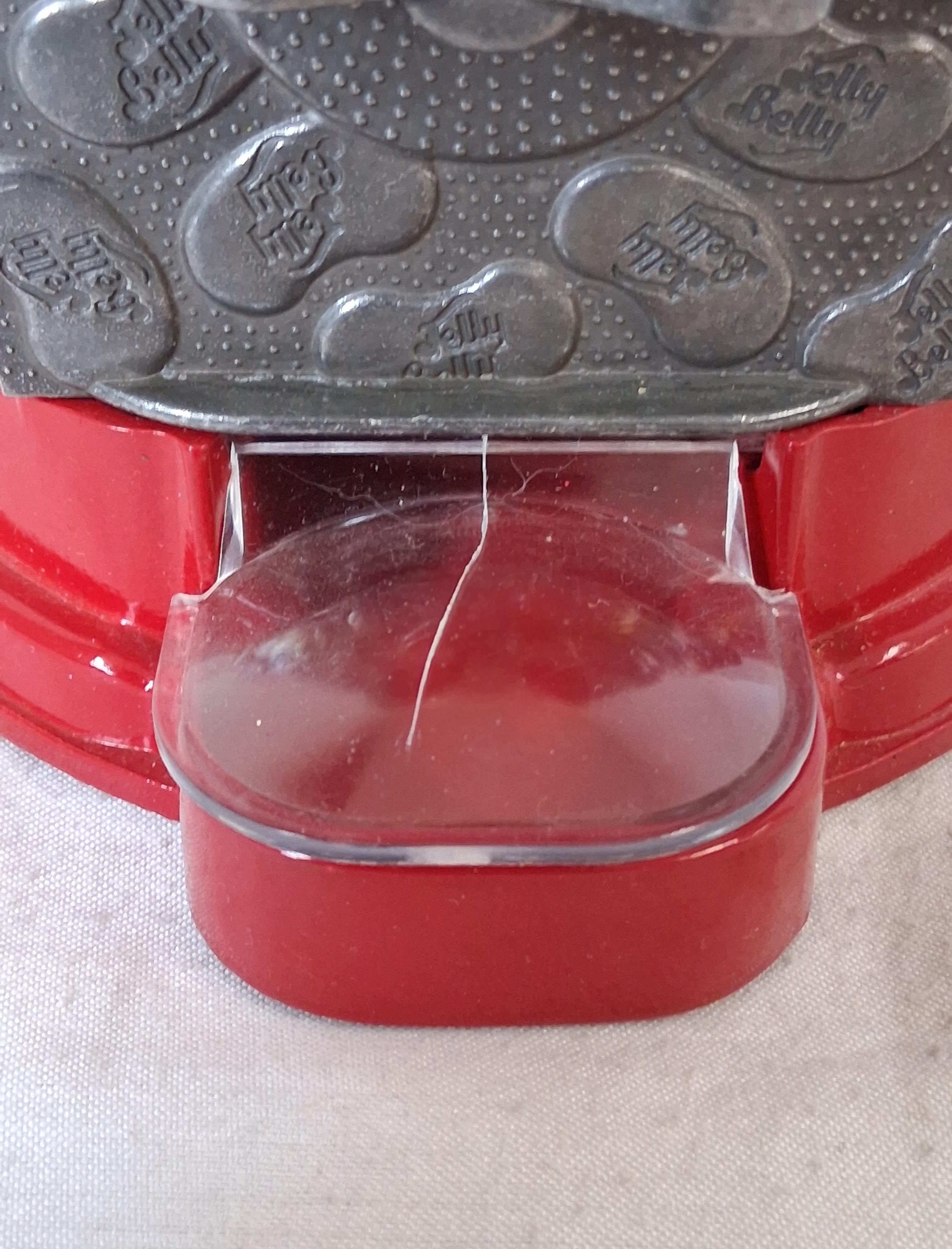 Jelly Belly Red Gumball Style Candy Dispenser