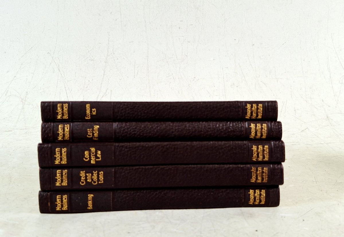Modern Business 22 Volume Textbook Set Alexander Hamilton Institute