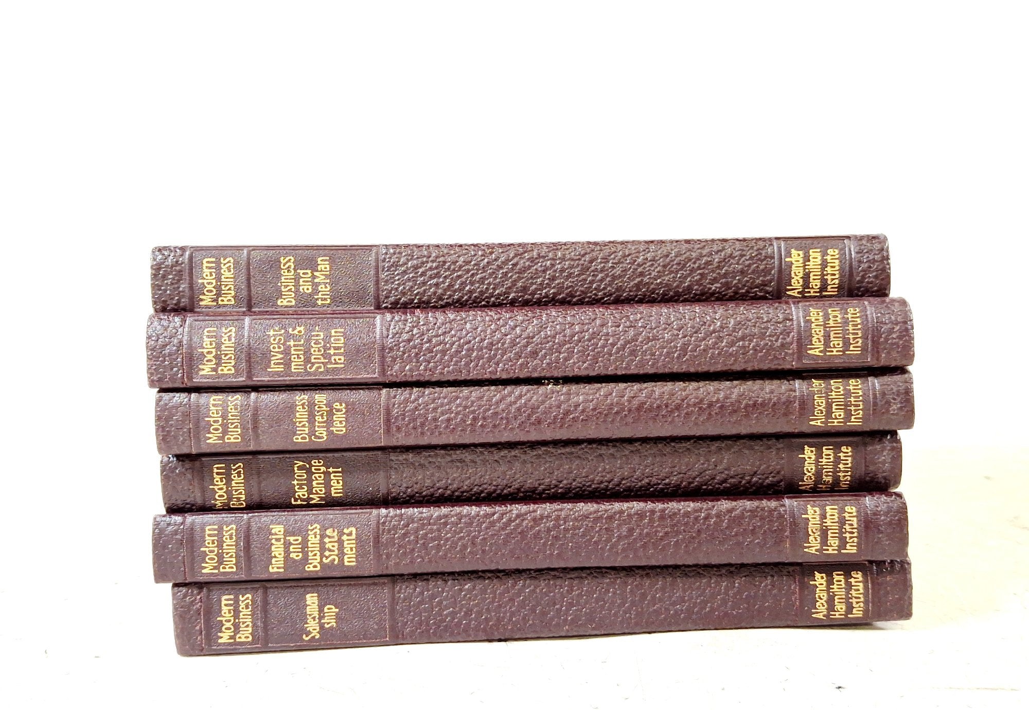 Modern Business 22 Volume Textbook Set Alexander Hamilton Institute