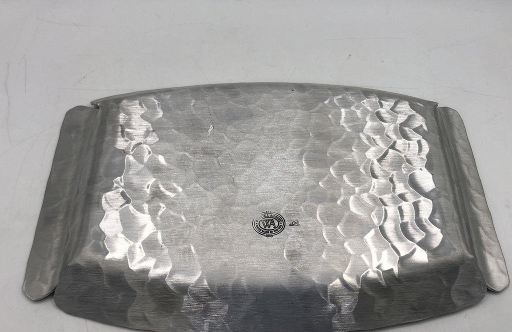 Wendell August Hammered Aluminum Farm Scene Tray