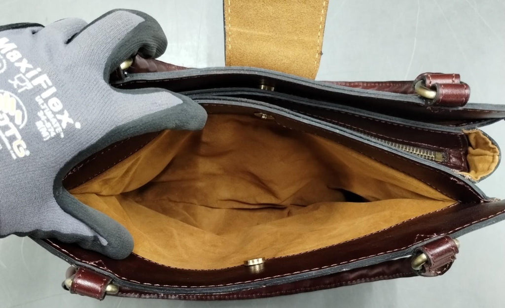 Patricia Nash Floral Painted Leather Satchel