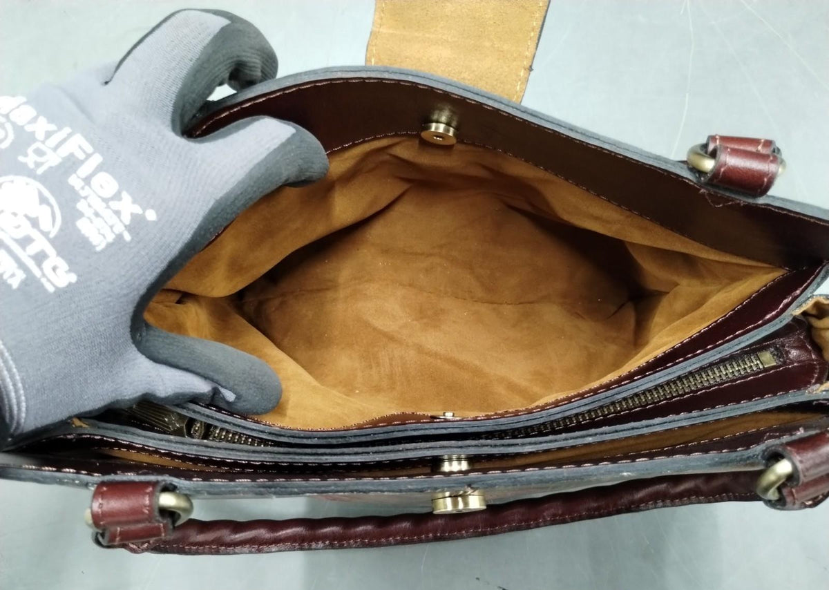 Patricia Nash Floral Painted Leather Satchel