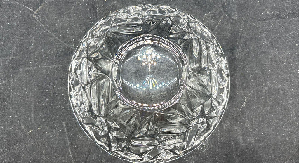 Tiffany & Co. Rock Cut Crystal Serving Bowl