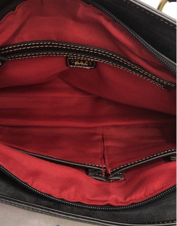 Chaps Tartan Plaid Shoulder Bag Gold Stirrup Hardware NWT