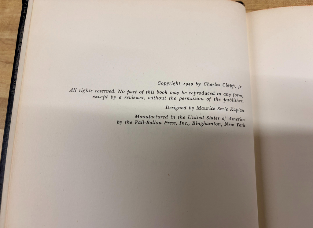 Vintage 1949 Drinking's Not the Problem Clapp Crowell Hardcover