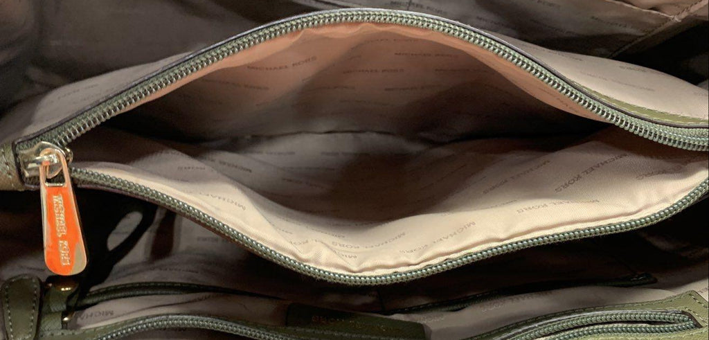 MICHAEL Michael Kors Olive Saffiano Leather Travel Tote
