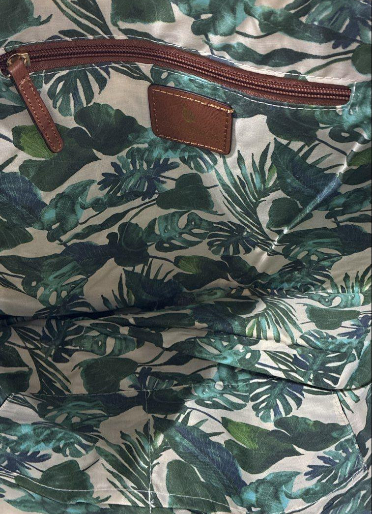 Tommy Bahama Pineapple Pattern Woven Tote Bag