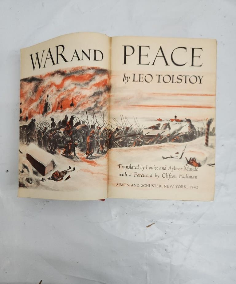 1942 Inner Sanctum Edition War and Peace by Leo Tolstoy