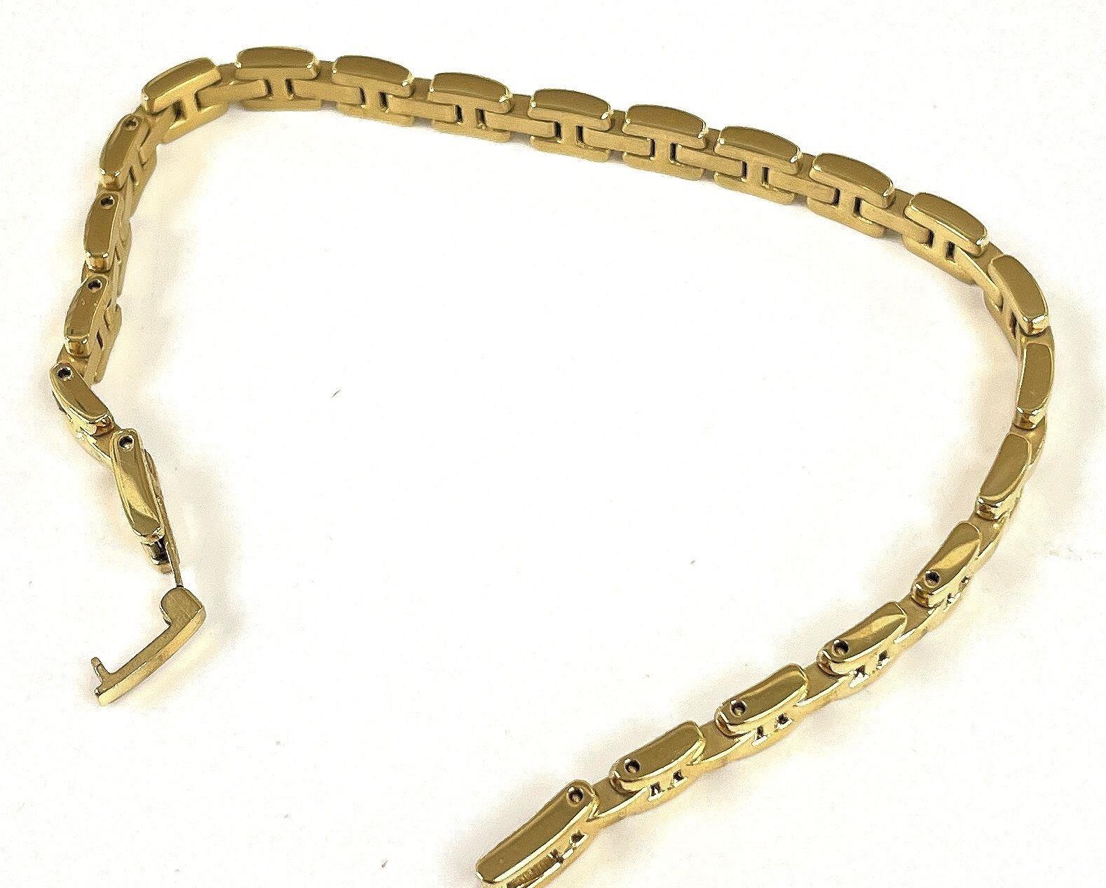 Citizen Gold Tone Stainless Steel H-Link Bracelet 16.9g