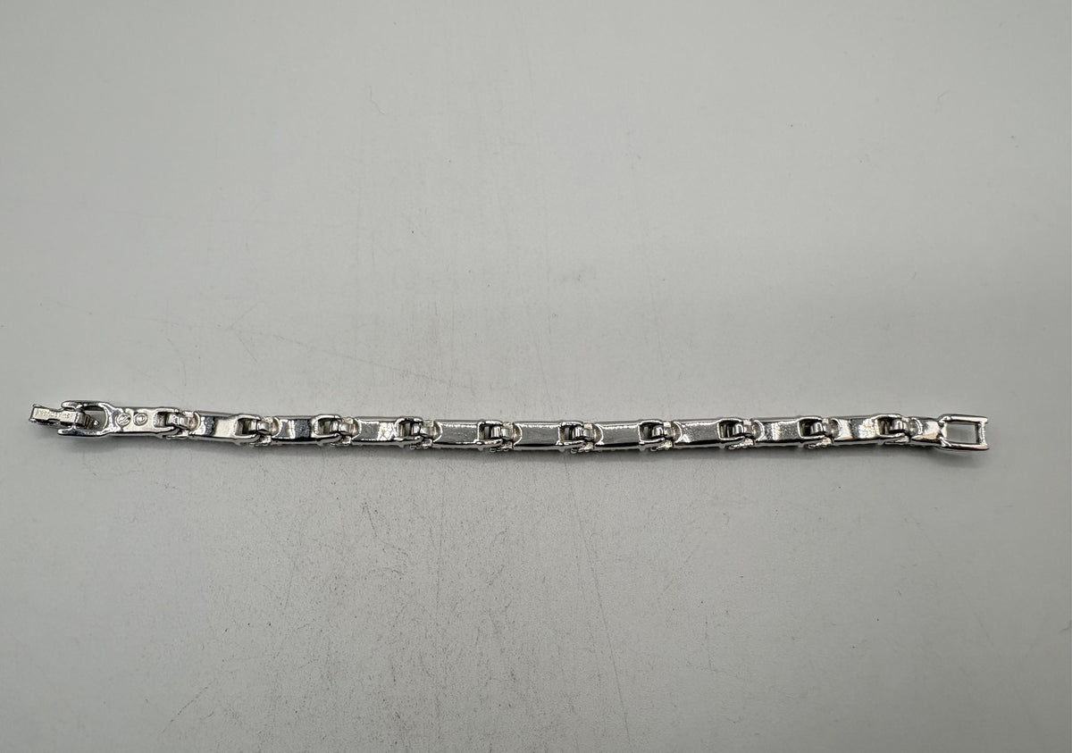 Swarovski Crystal Line Bracelet in Silver-Tone Setting