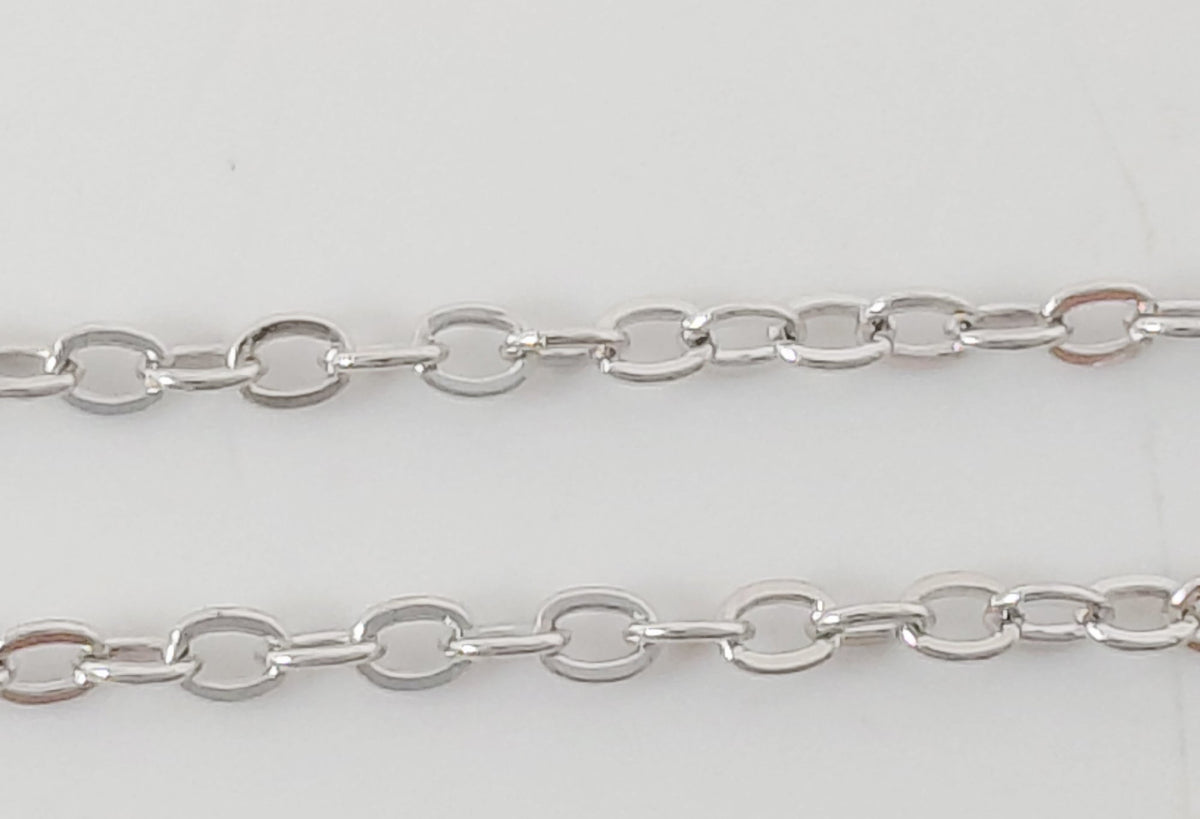 20" 925 Two Tone Silver Secret Affirmational Pendant Necklace