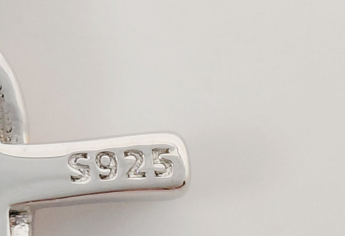 20" 925 Two Tone Silver Secret Affirmational Pendant Necklace