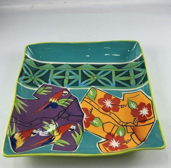 2 Pcs Clay Art Tropicooler Platters