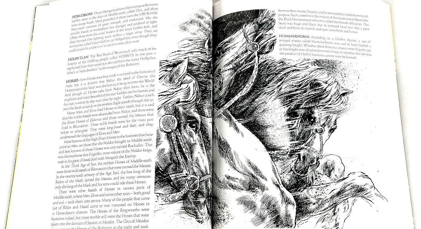 David Day Guide to Tolkien's World A Bestiary Hardcover