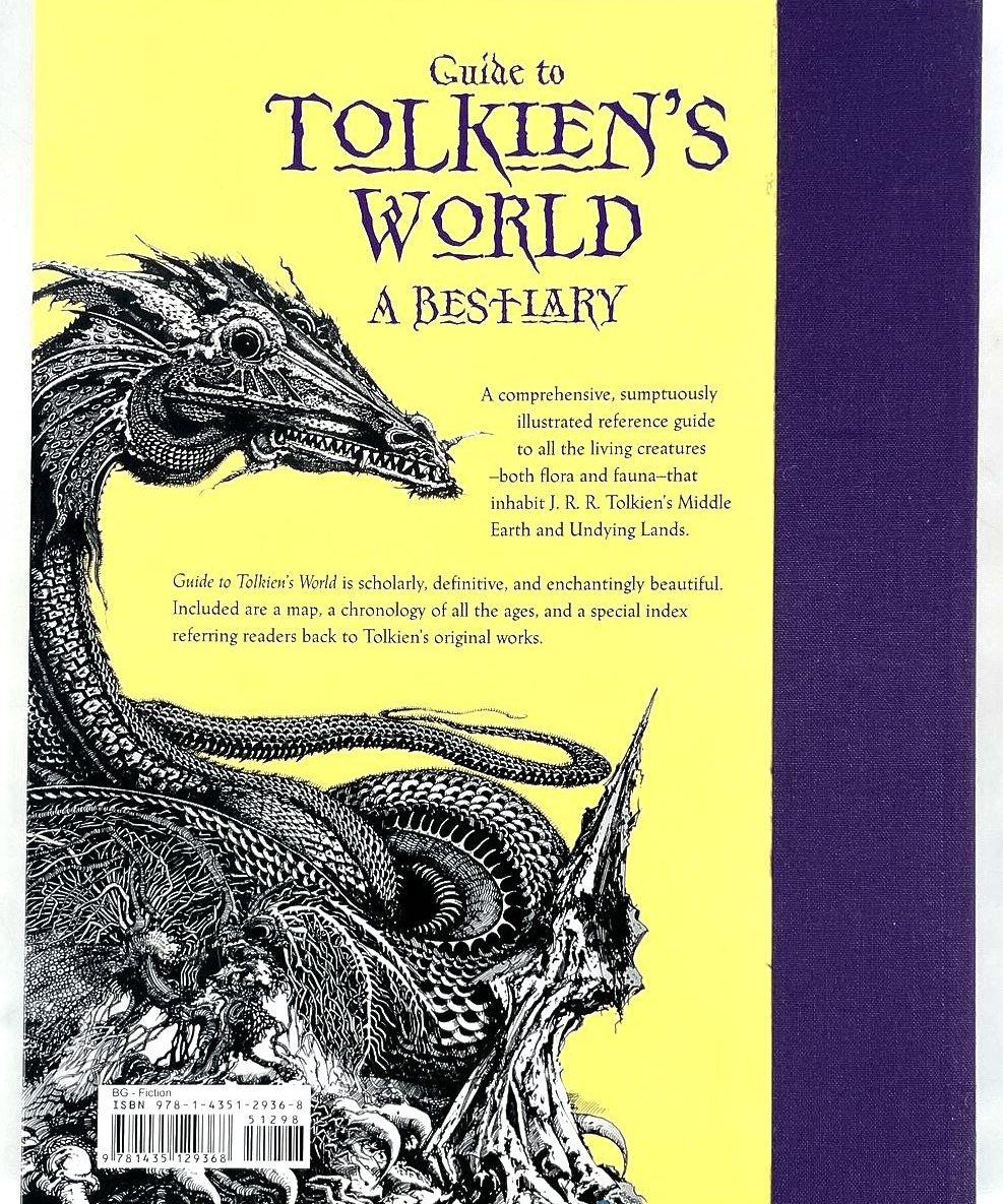 David Day Guide to Tolkien's World A Bestiary Hardcover