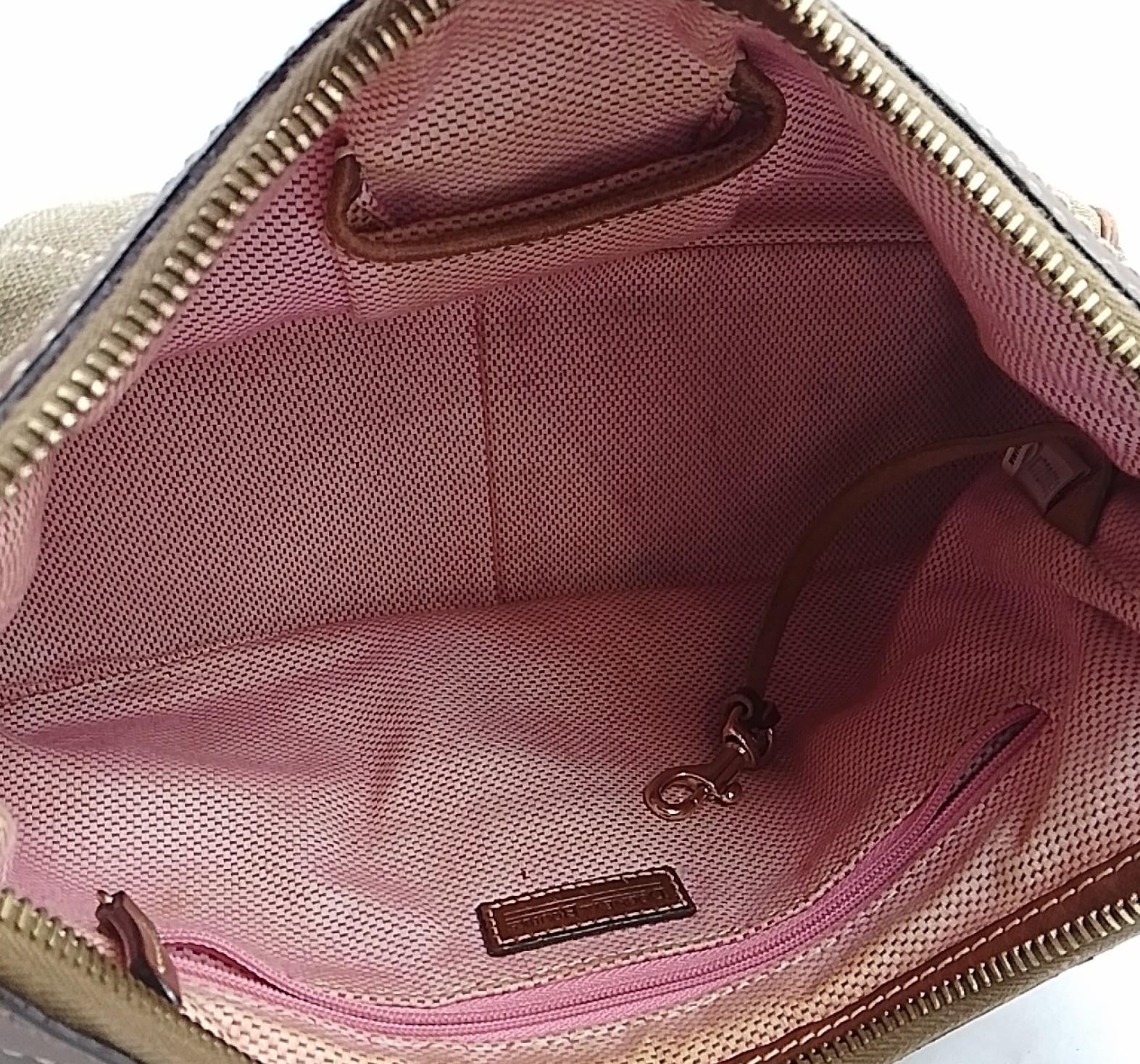 Dooney & Bourke Signature Jacquard Hobo Shoulder Bag