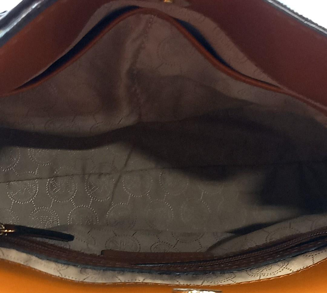Michael Kors Monogram Hamilton Satchel Handbag Pre-Owned
