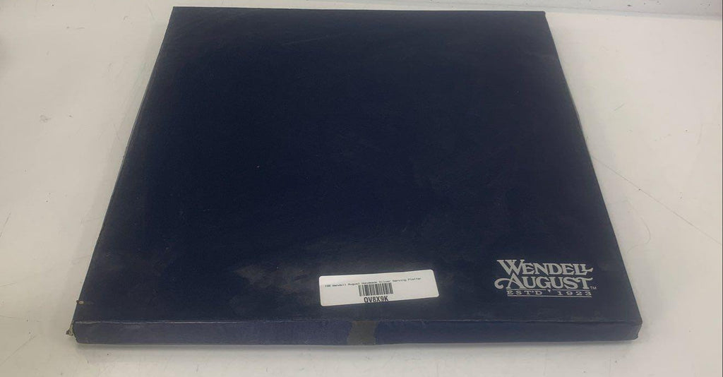 Wendell August Handmade Silver Floral Serving Platter