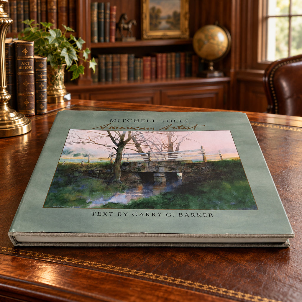 1992 Mitchell Tolle: American Artist, Text by Garry G. Barker, First Edition Hardcover Signed and Inscribed by the Artist, Painted Treasures, Berea Kentucky