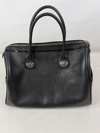 Bolzano Black Leather Handbag [C5315]
