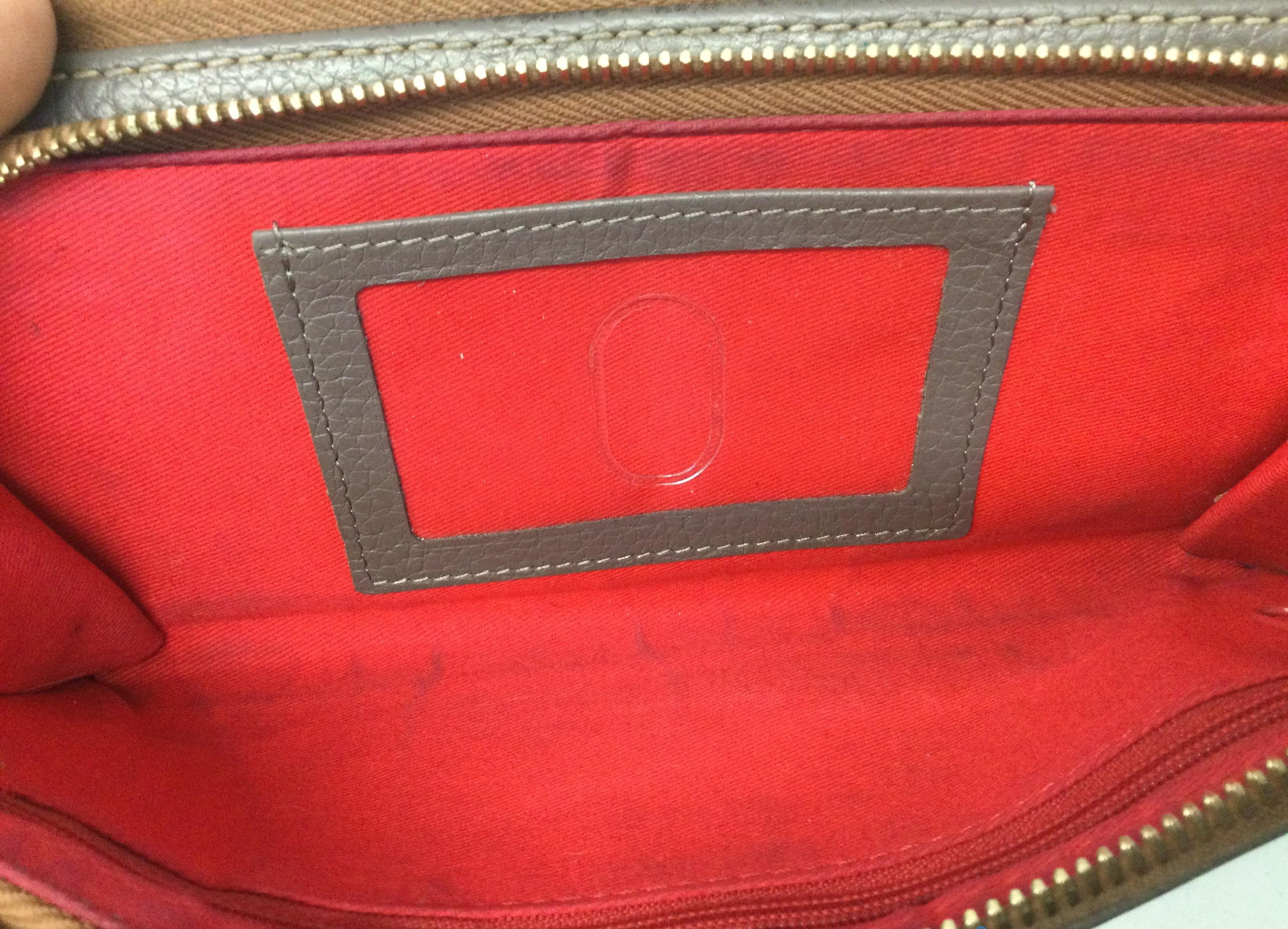 Dooney & Bourke Pebbled Leather Double Zip-Around Wallet Clutch in Elephant Gray