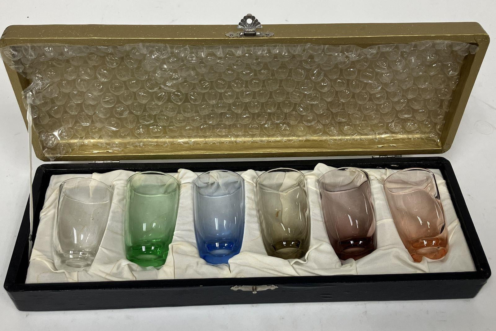 Japan Art 321/1 Multicolor Cordial Shot Glass Set Boxed