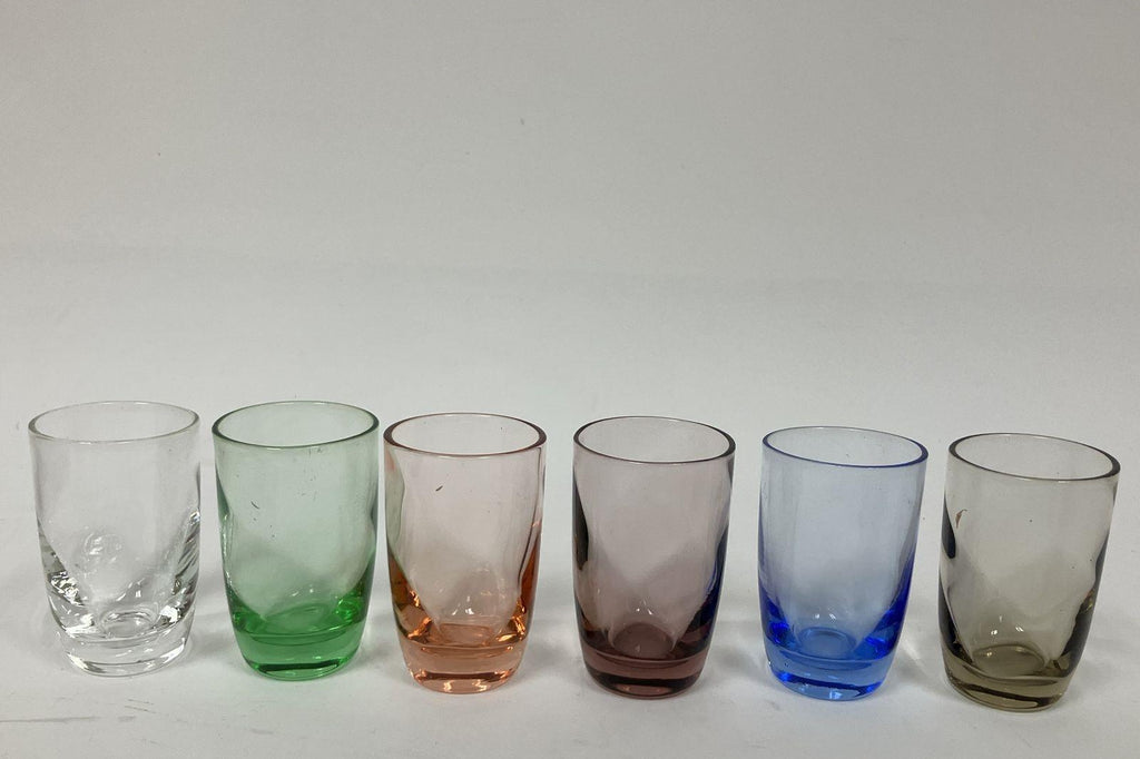 Japan Art 321/1 Multicolor Cordial Shot Glass Set Boxed