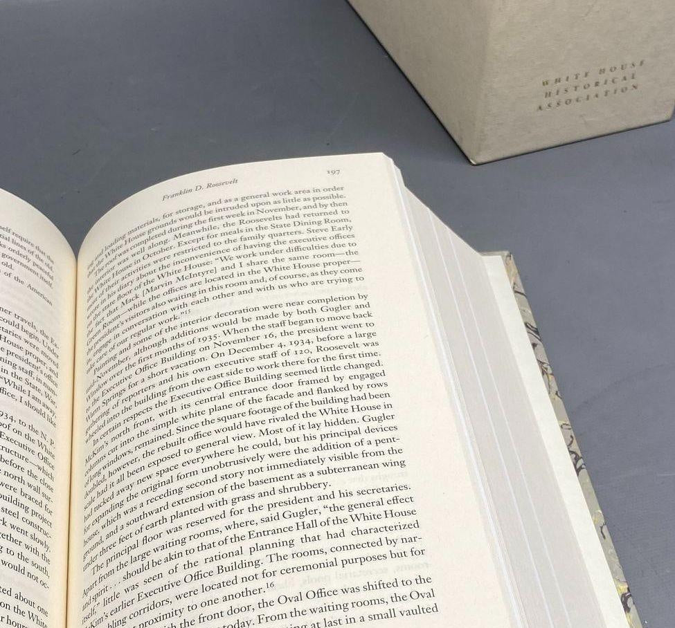 The President's House two-volume second edition set in cream cloth with gilt titles and slipcase, view 2