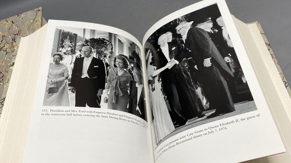 The President's House two-volume second edition set in cream cloth with gilt titles and slipcase, view 3