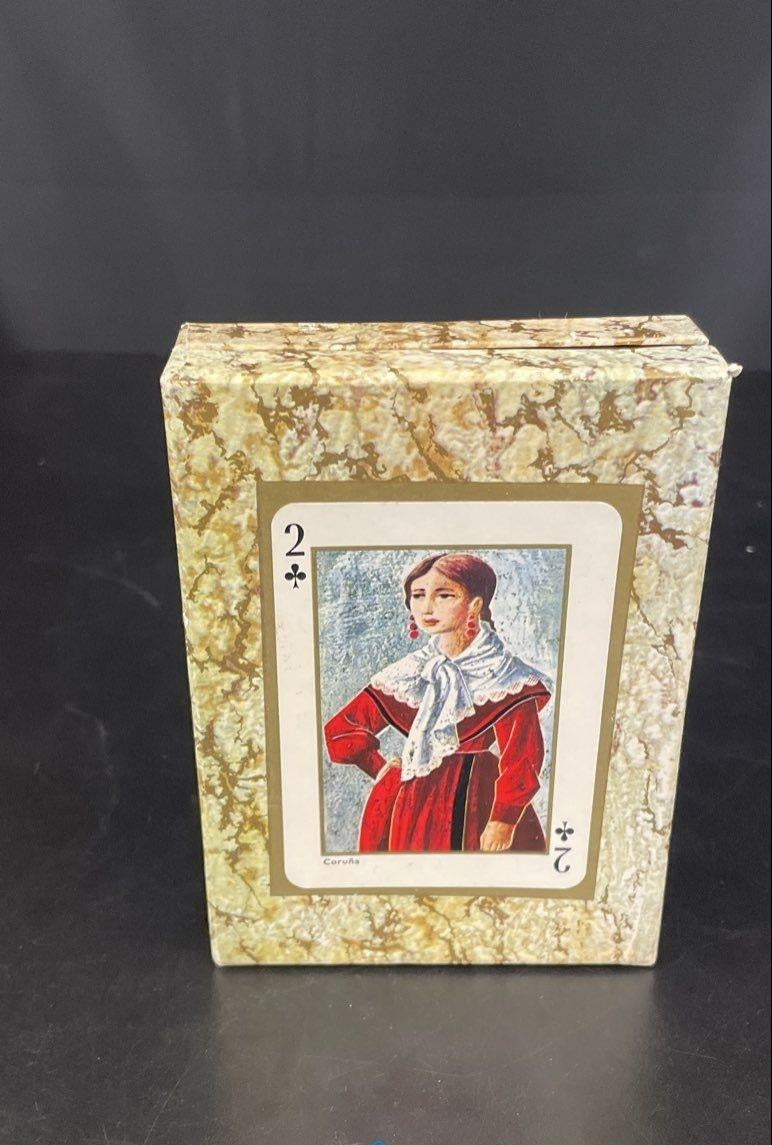 Vintage Regional Costumes of Spain Deck of Playing Cards