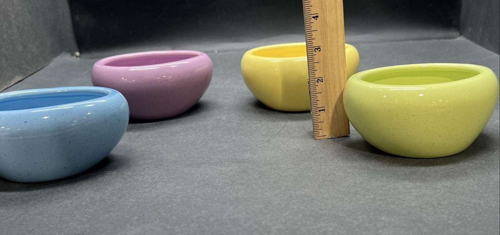 Grab Bag of 4 Williams-Sonoma Easter Egg Shaped Ceramic Candy Dishes