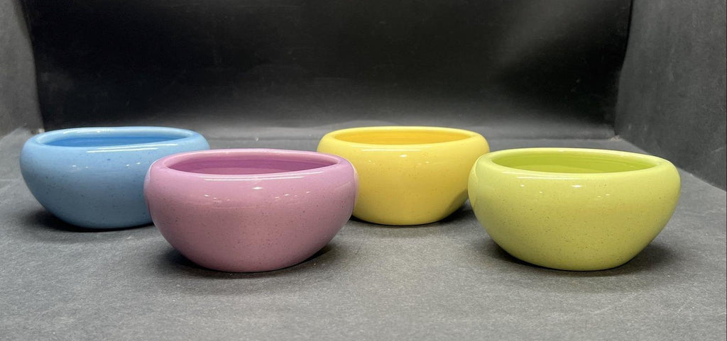 Grab Bag of 4 Williams-Sonoma Easter Egg Shaped Ceramic Candy Dishes
