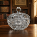 Vintage Towle 24% Lead Crystal Covered Candy Dish