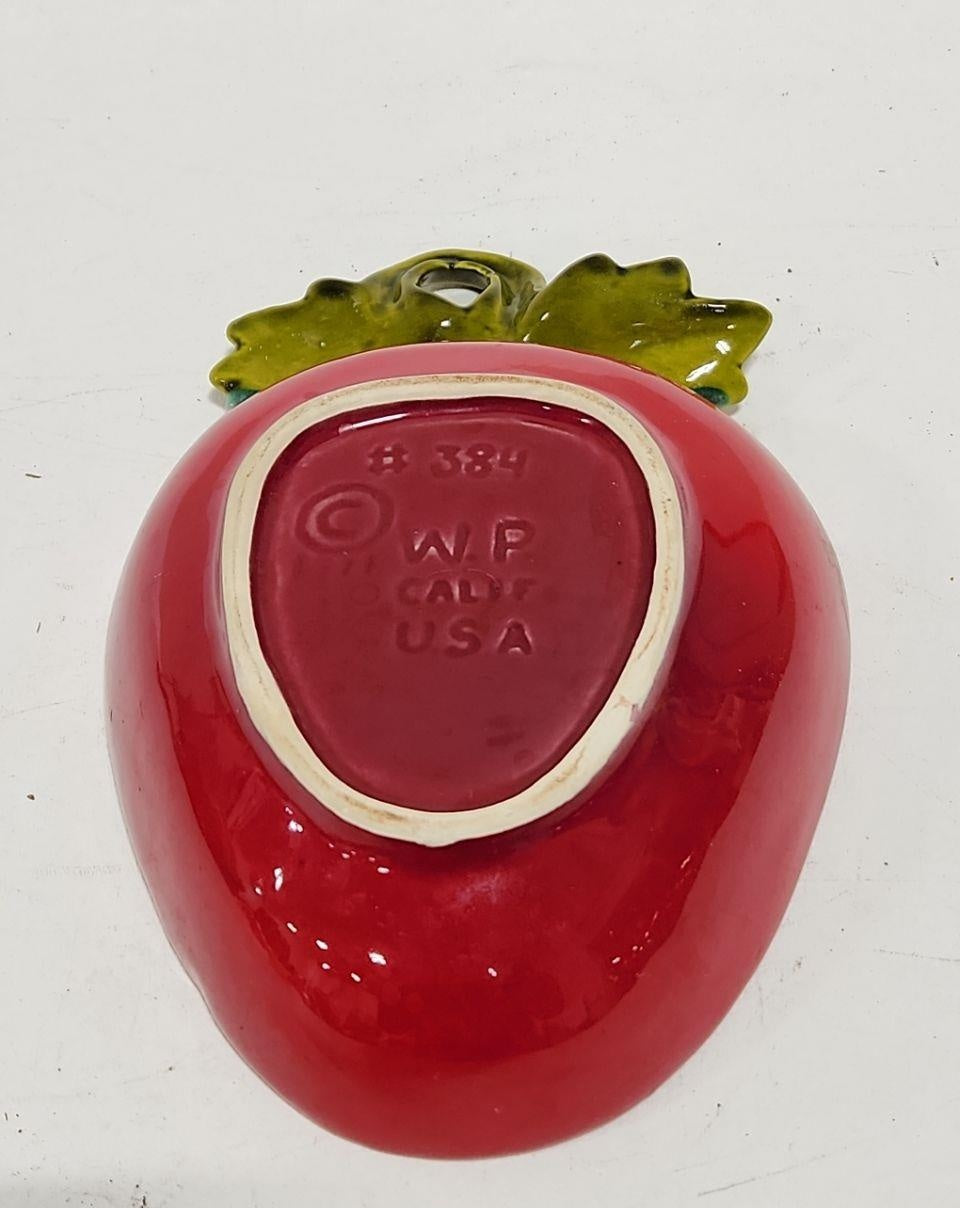 WP Strawberry Fruit Ceramic Trinket/Candy Dish #384
