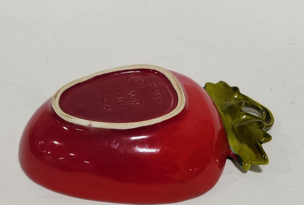 WP Strawberry Fruit Ceramic Trinket/Candy Dish #384