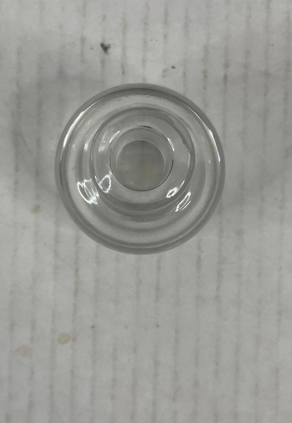 Vintage Clear Glass Decanter Stoppers Replacement Set of 2